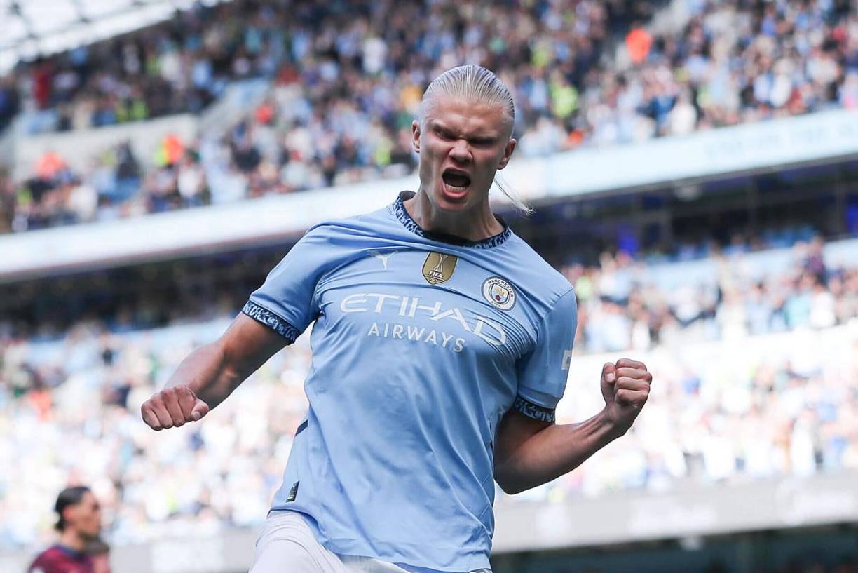 2. Erling Haaland - No podía faltar en el podio el delantero noruego del Manchester City, sumando 30 goles en 2024.