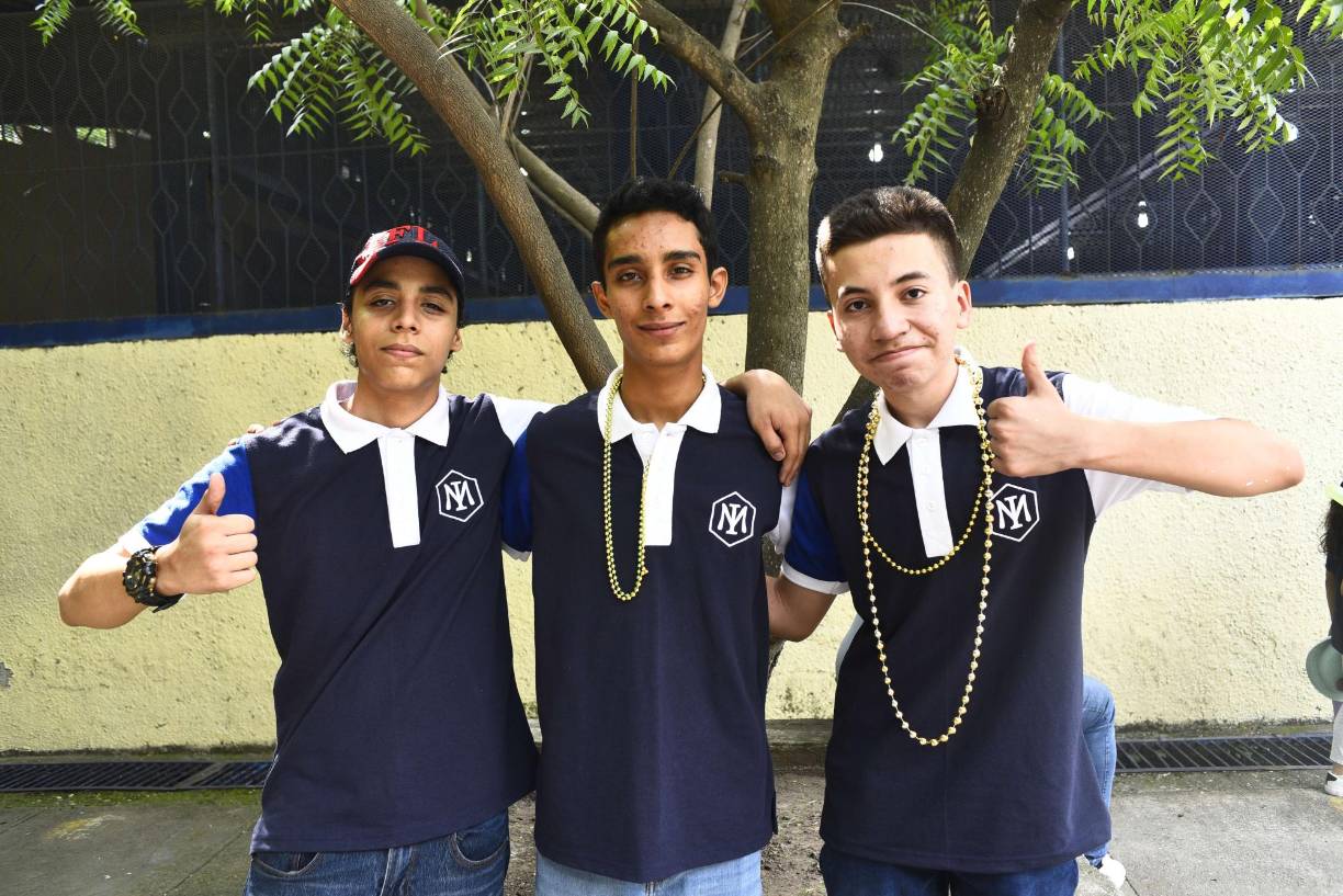 Wilson García, Héctor Nuñez y Jeremy Erazo