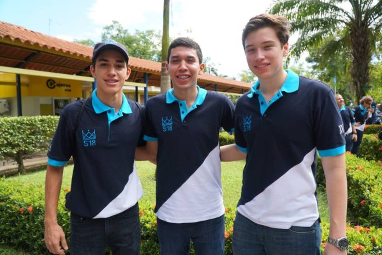 Jonathan Corletto, José Ramírez y Rodrigo Reyes.