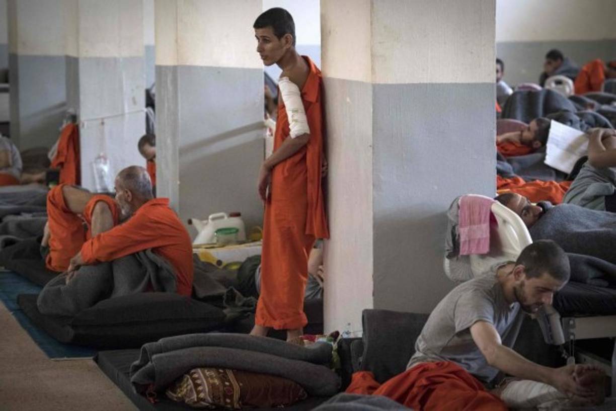 Según el director de la prisión, también hay detenidos 'de Estados Unidos'. Los países occidentales se resisten a repatriar a sus propios ciudadanos, a pesar de los reiterados llamados del presidente estadounidense Donald Trump.