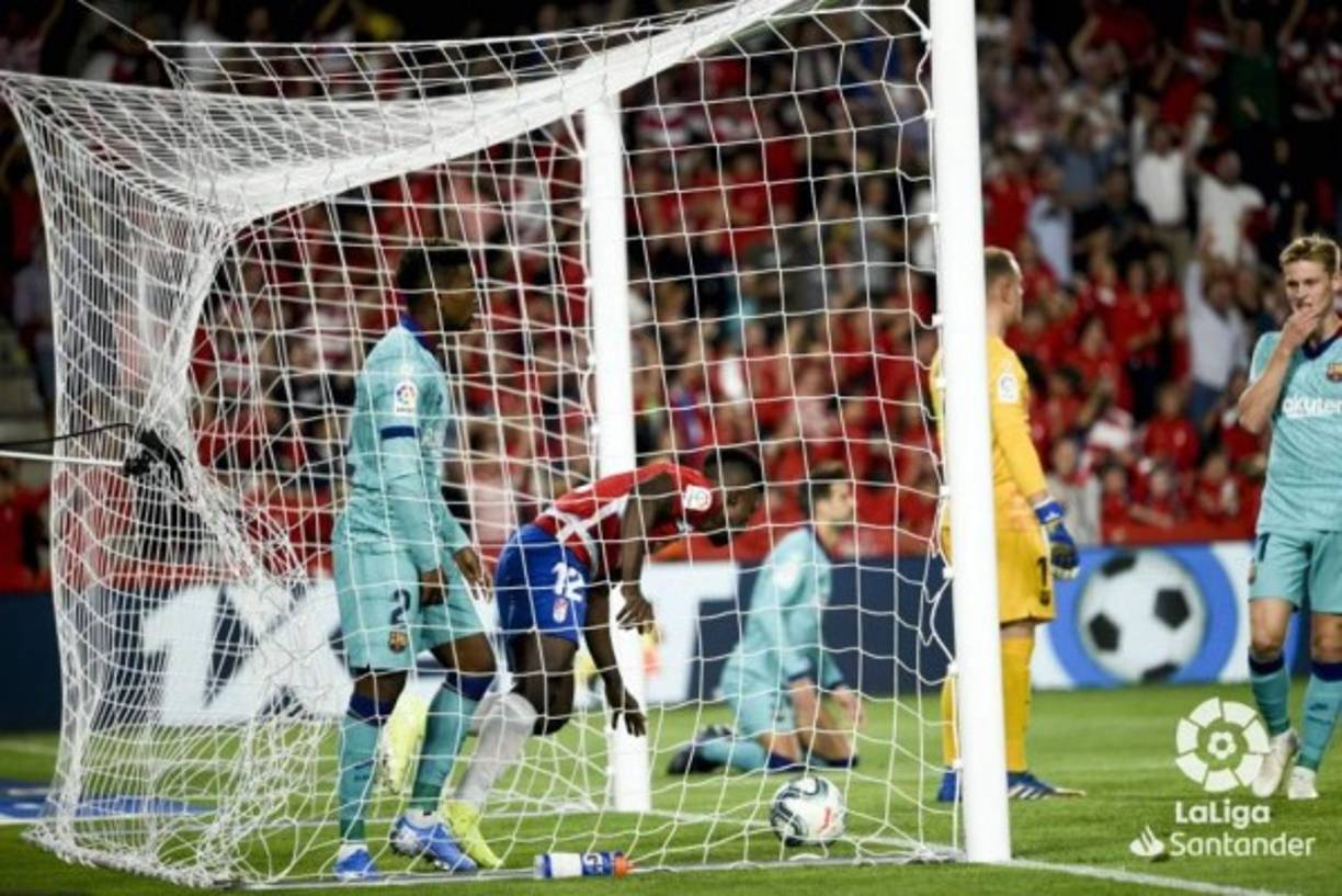 El Granada empezó ganando en el primer minuto del partido con gol del nigeriano-español Ramón Azeez, quien llegó a cabecear un centro desde la derecha.