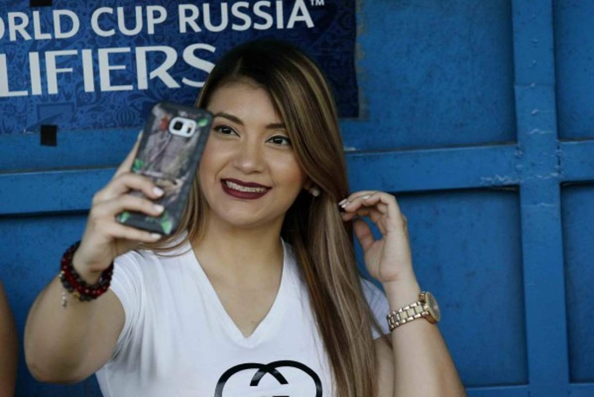 La selfie no podía faltar.