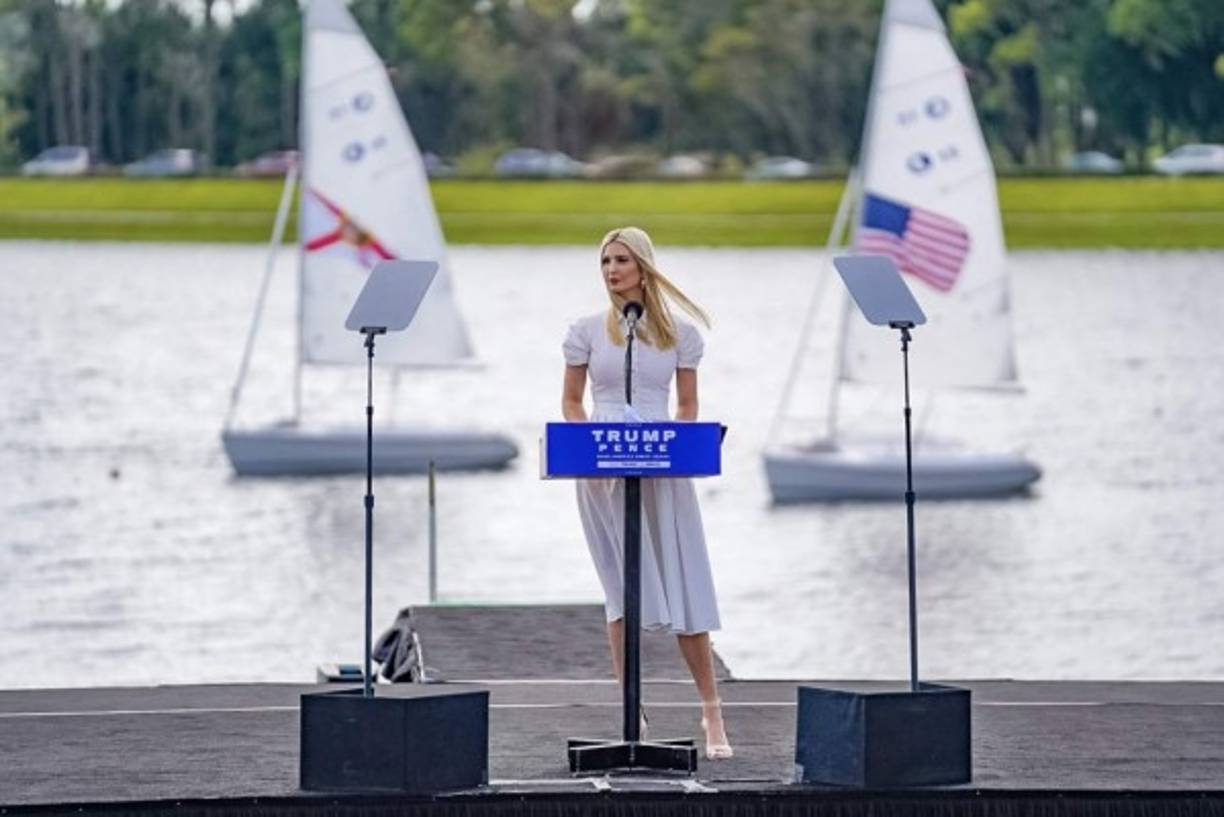 Ivanka ha centrado sus esfuerzos de campaña en Florida y Pensilvania, los dos estados que Trump necesita volver a ganar para obtener la reelección.