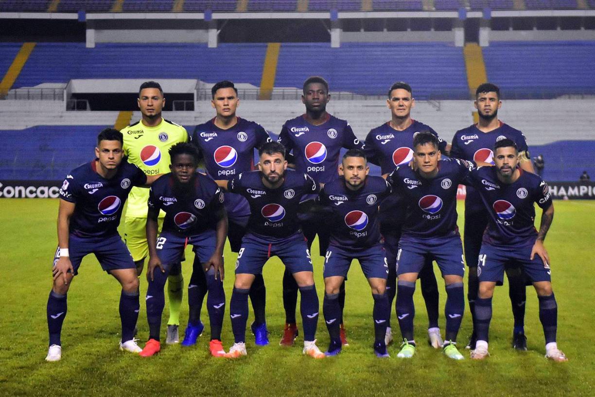El 11 titular del Motagua posando previo al duelo ante Seattle Sounders.
