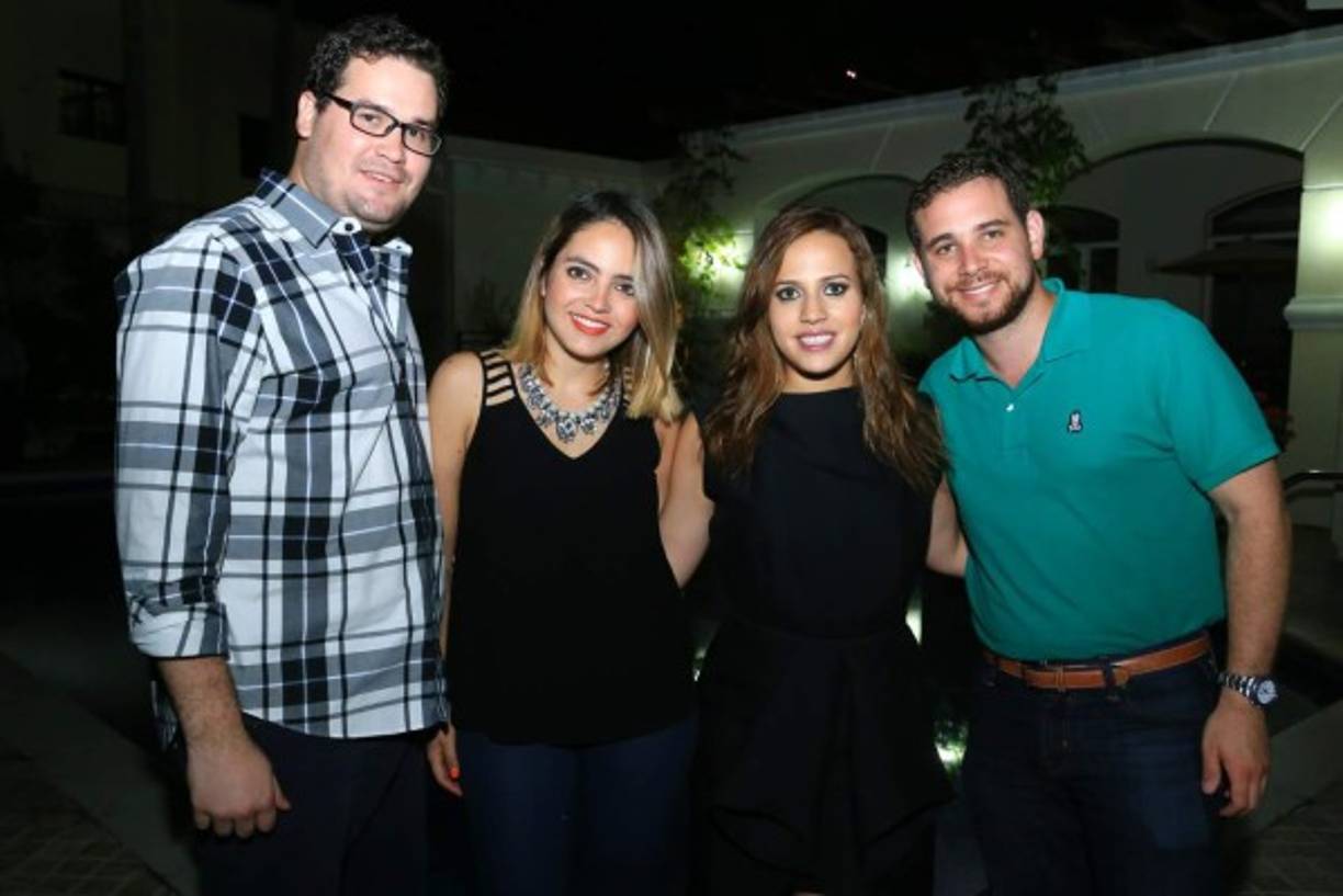 Gundemaro Castillo, Blanca Murphy, Michel Gaído y Jorge Vitanza .