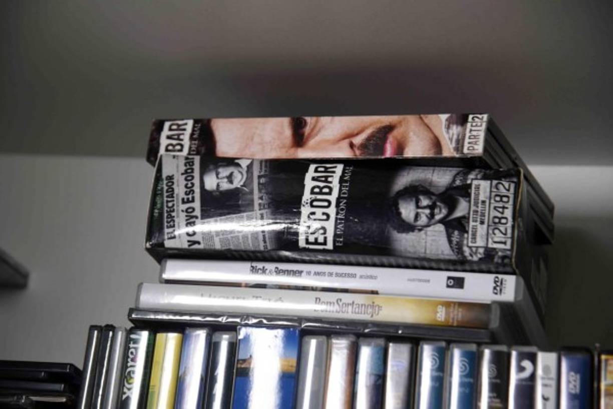 El narcotraficante tenía una colección de los DVD de la serie de Pablo Escobar.