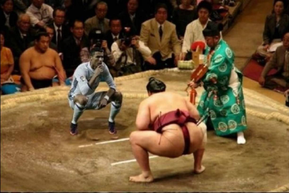 El delantero portugués Cristiano Ronaldo celebró su segundo gol ante el Atlético de Madrid con una curiosa postura, y las redes sociales no dejan escapar la oportunidad. Estos son los divertidos memes.