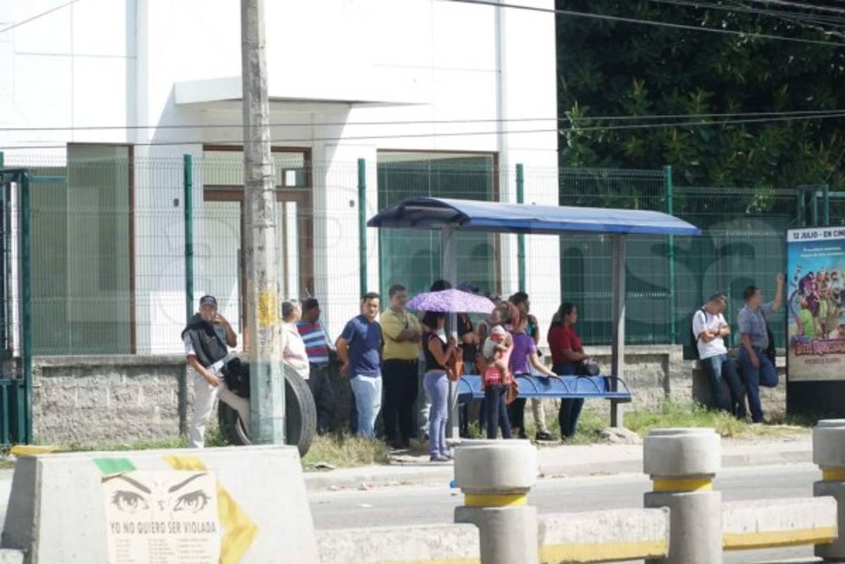 Las unidades están vacías y no suben a ningún pasajero. <br/>