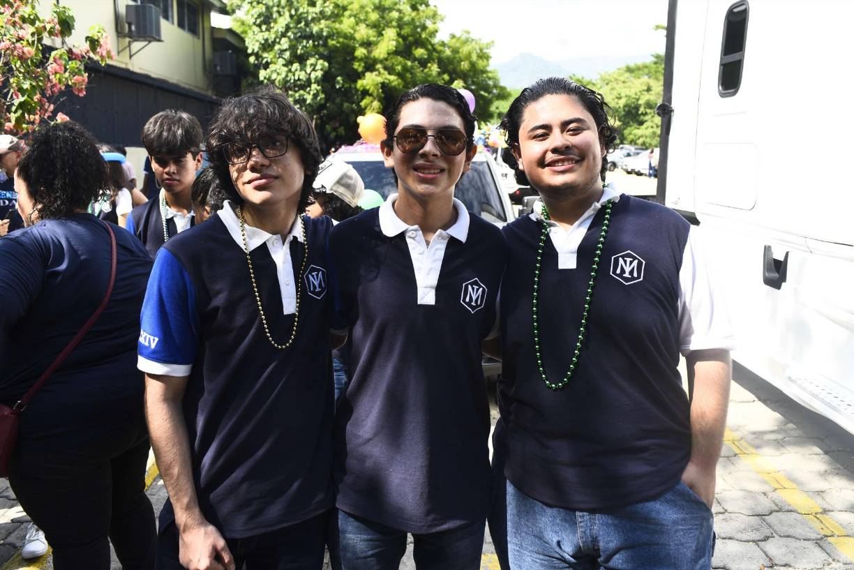 Kevin Leiva, Cristhian Reyes Botto y Joshua Peña