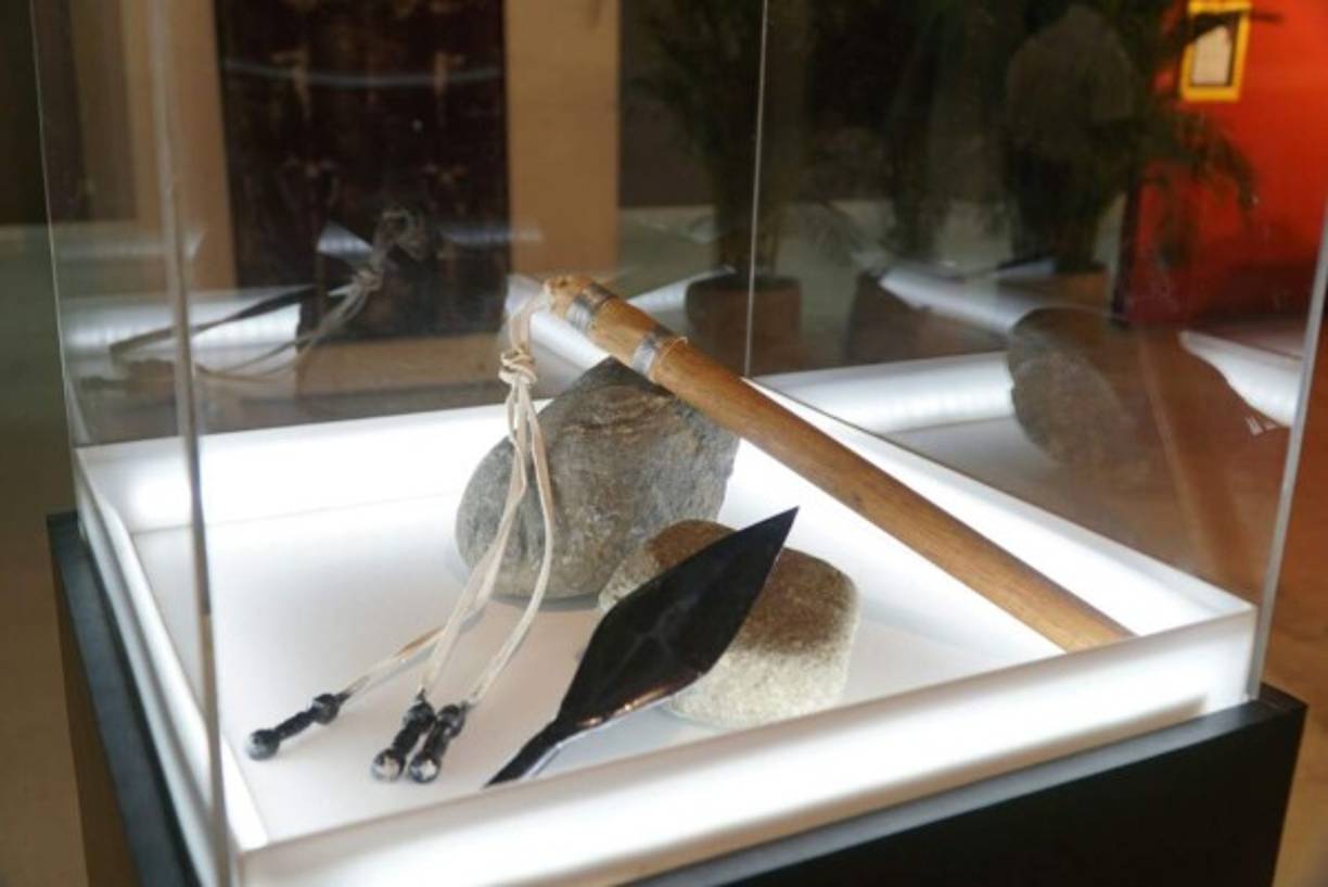 Réplica de los azotes con que golpearon a Jesús en el camino al calvario.