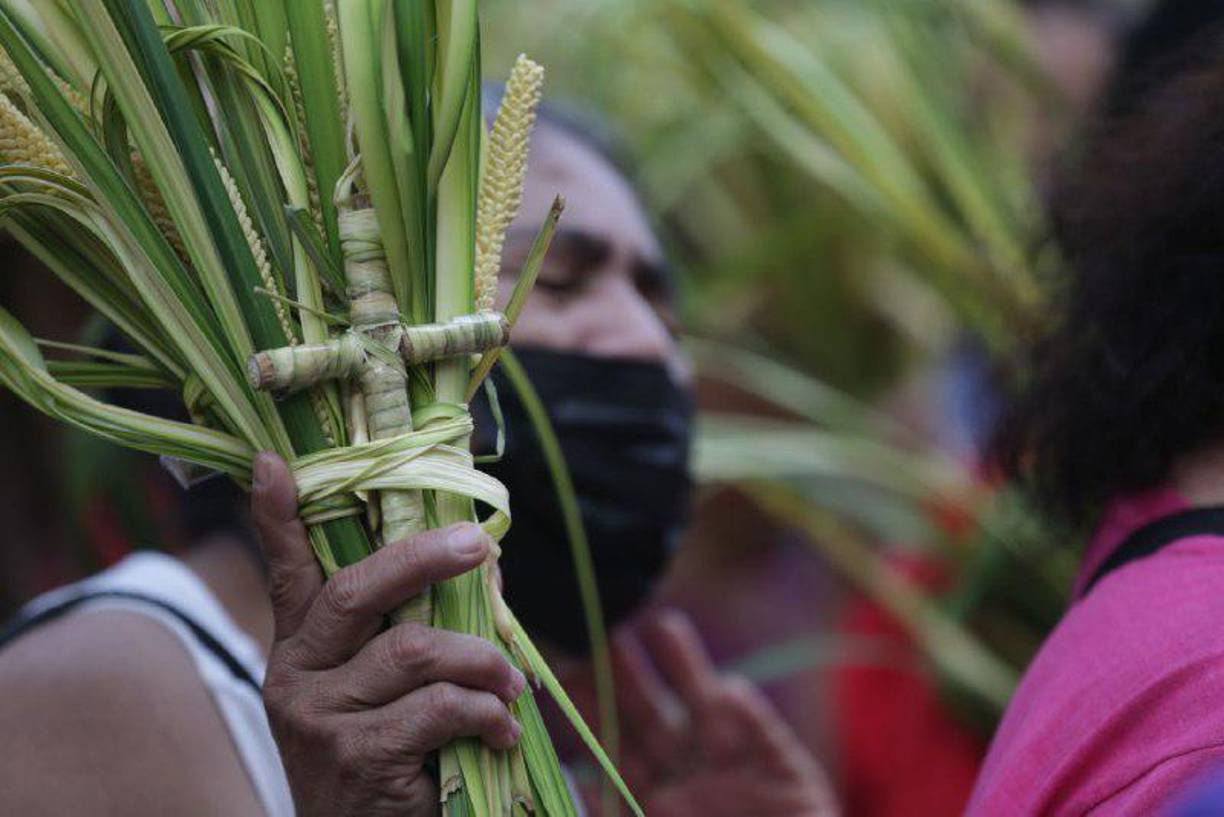 Católicos recibieron la bendición de Dios en el Domingo de Ramos