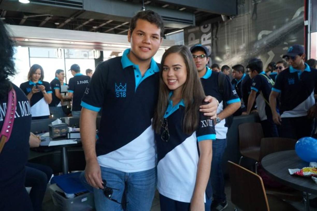 Edwin Pérez y Cristina Bográn.