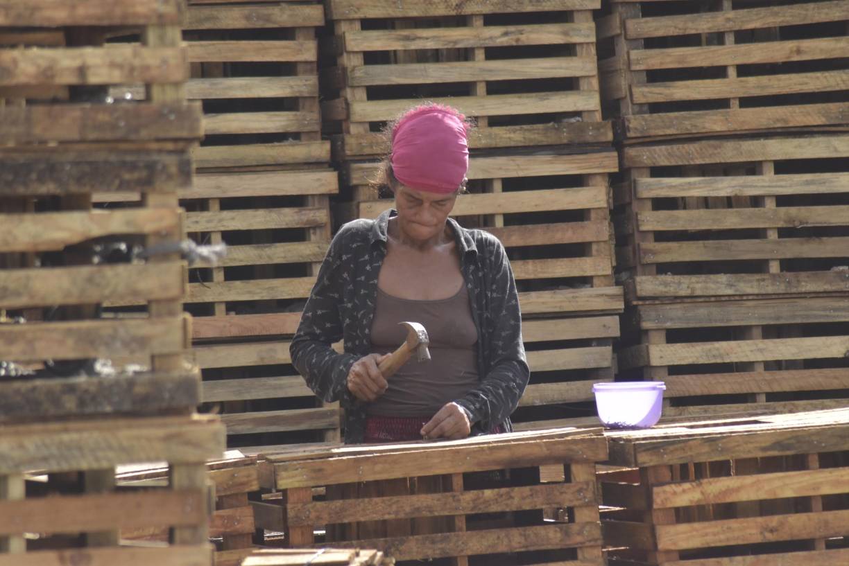 Mujeres de todas las edades han roto estereotipos y se han lanzado a realizar labores como la elaboración de nasas para pesca, un oficio dominado por hombres.