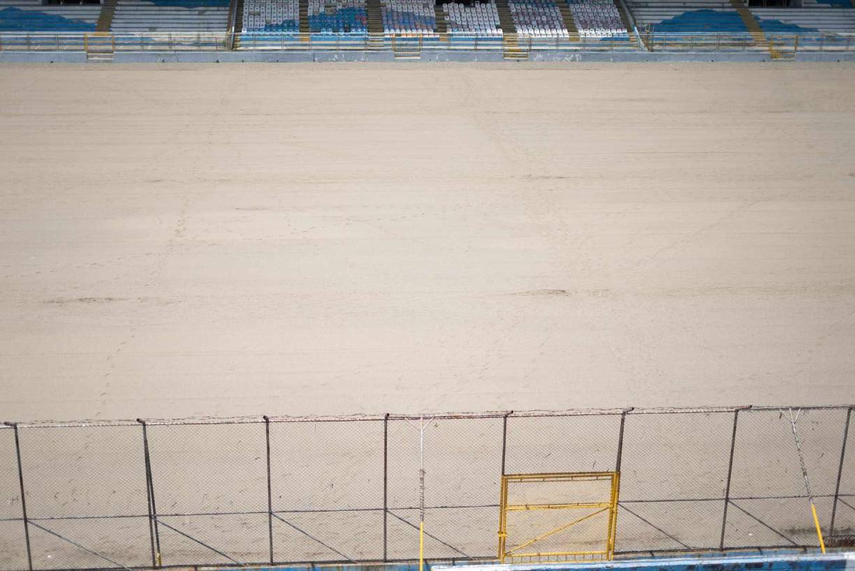 Así luce actualmente el Estadio Morazán de San Pedro Sula.