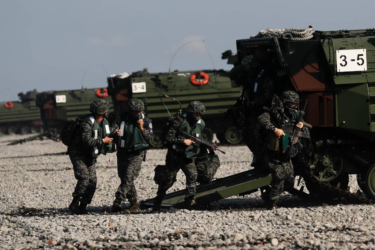 Las maniobras buscan contrarrestar los ataques marítimos de China en caso de una posible invasión.
