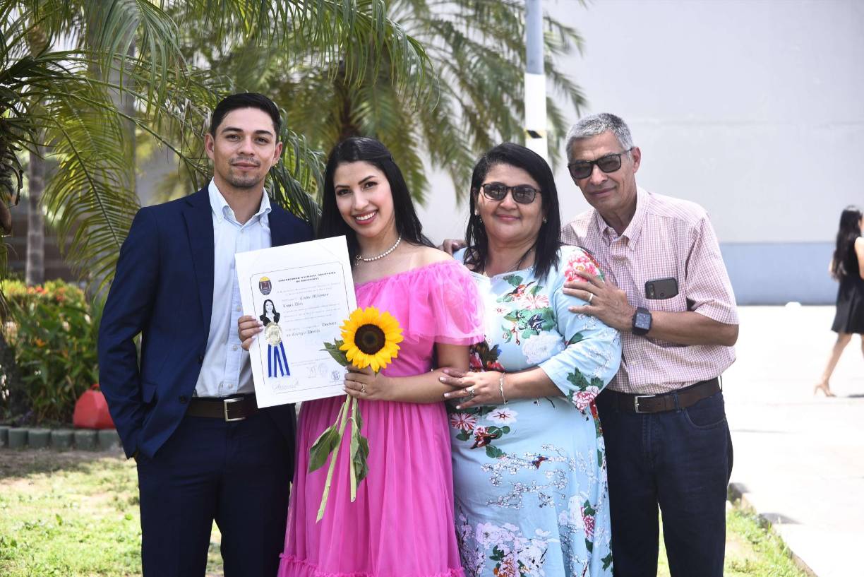 Darwin Rodríguez, Cindy López, María Díaz e Ilario López
