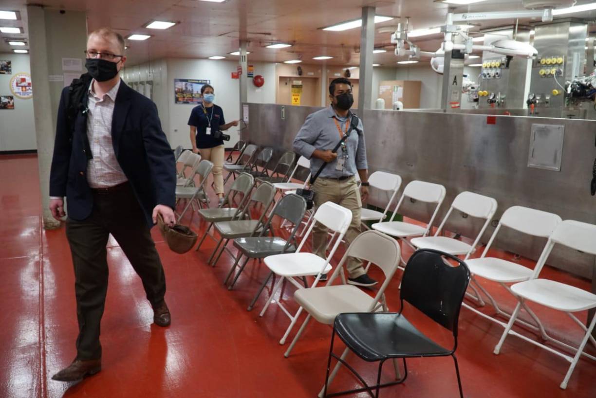 Honduras es el segundo país de cinco que visitará el barco hospital, que tiene una capacidad para 1,000 camas, señaló la delegación estadounidense.