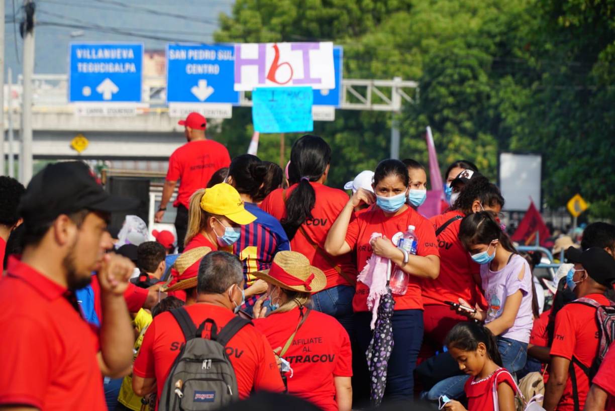 La pandemia de covid-19 había mermado por dos años estas celebraciones del 1 mayo, sin embargo, con el bajo registro de contagios, muchas actividades se han retomado. Fotos: José Cantarero / La Prensa