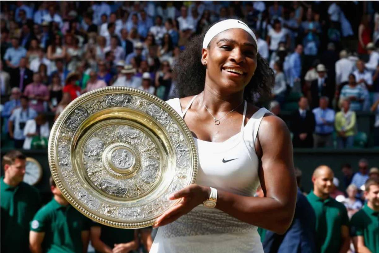 2. Serena Williams (tenis) - Campeona de 23 títulos de Grand Slam, récord femenino de 365 victorias en partidos importantes y 73 títulos en toda su carrera.