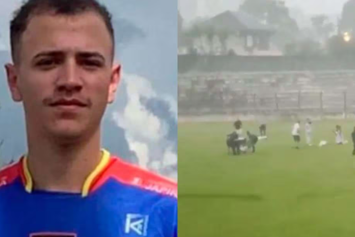 Todo se desarrollaba con normalidad hasta que un rayo impactó en el terreno de juego y alcanzó al futbolista Caio Henrique, de 21 años y que militaba para el Japirense.