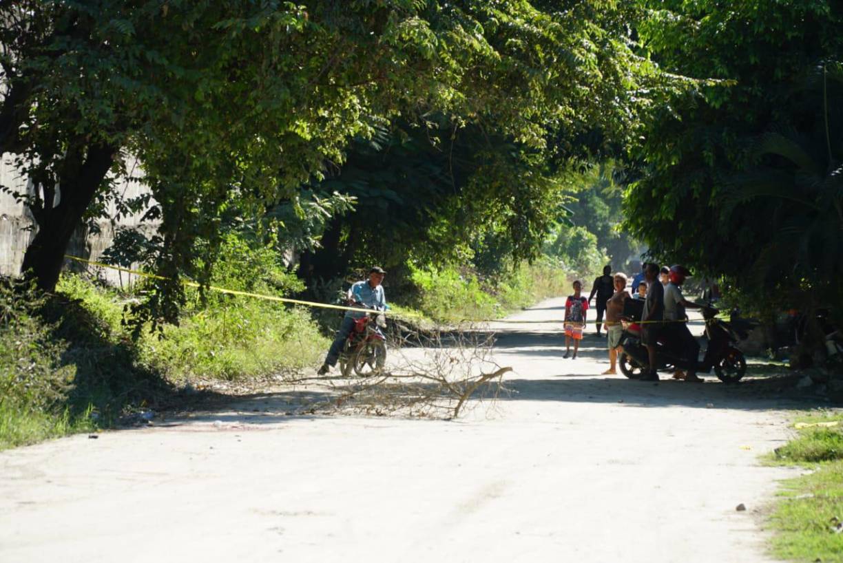 El crimen ocurrió en la colonia Perfecto Vásquez de San Pedro Sula. Allí, en uno de los pasajes, yacía herido Murillo Luna. 