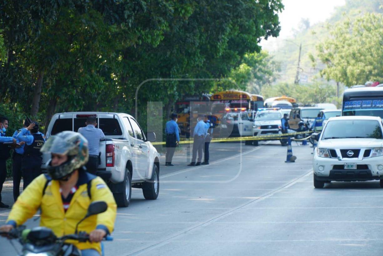 Según el informe preliminar, García Herrera viajaba junto a su victimario quien le habría disparado con una arma de fuego tras una discusión originada por problemas personales.