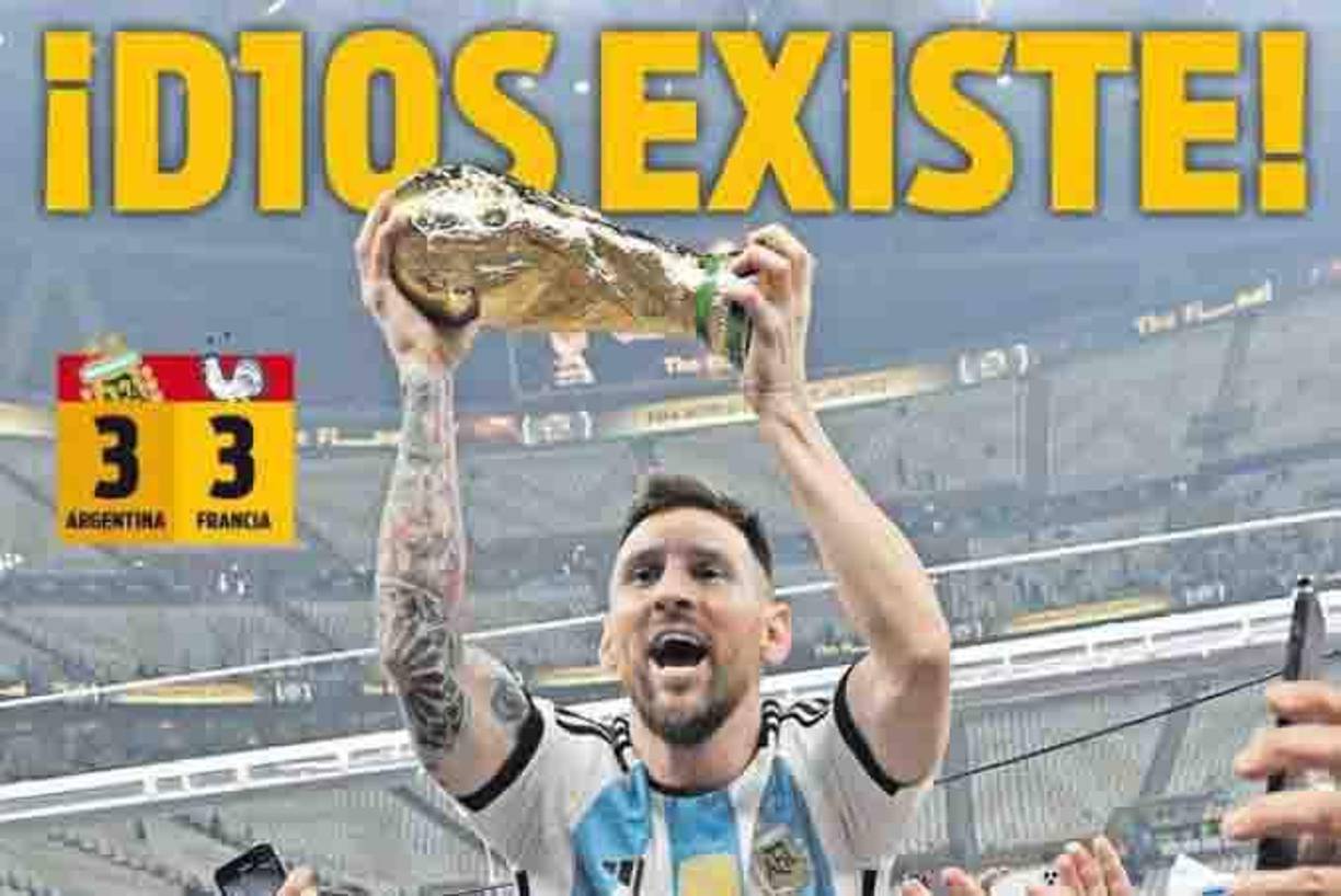 Messi es protagonista de todas las portadas en los medios internacionales tras consagrarse con Argentina como campeón del Mundo en Qatar.