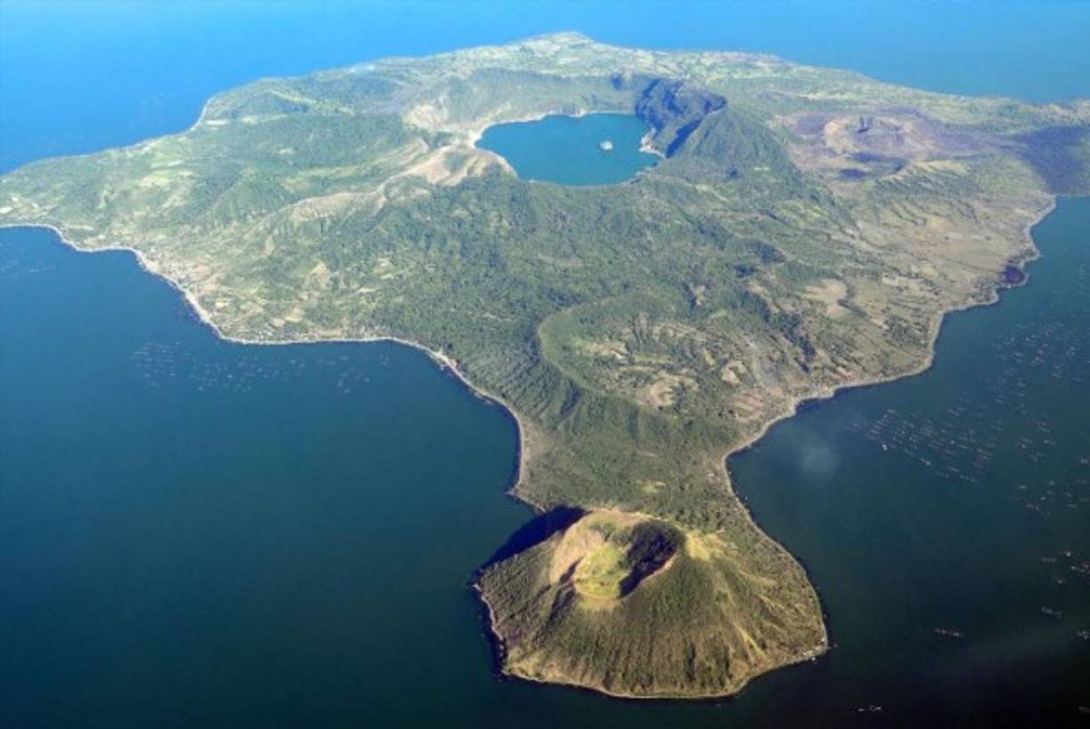 El Volcán Taal está ubicado Filipinas. Una inminente explosión afectaría a casi 12 millones de habitantes en Manila.