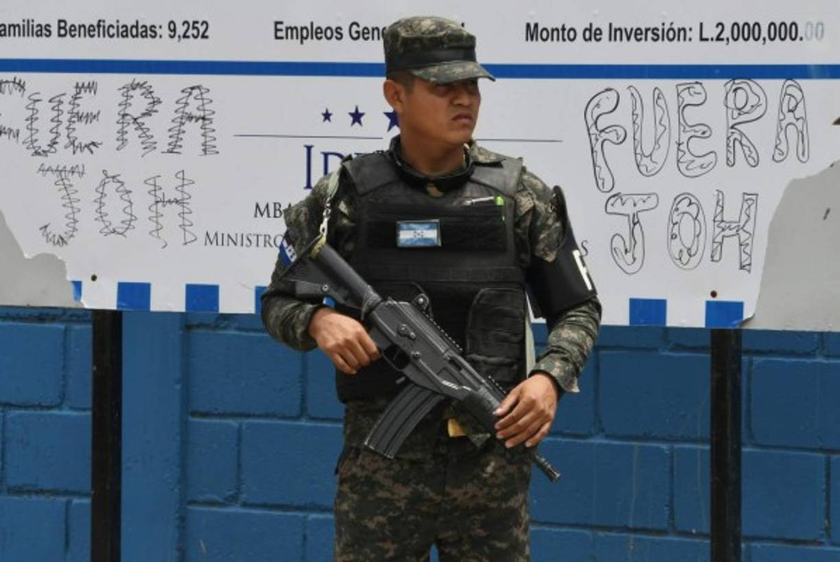 En el instituto Saúl Zelaya hay 1,700 estudiantes distribuidos en tres turnos, mañana, tarde y noche. AFP