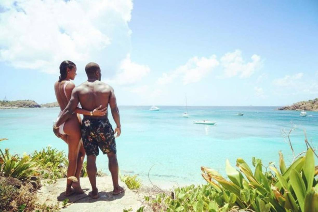 Las vacaciones de Kevin Hart con su esposa.