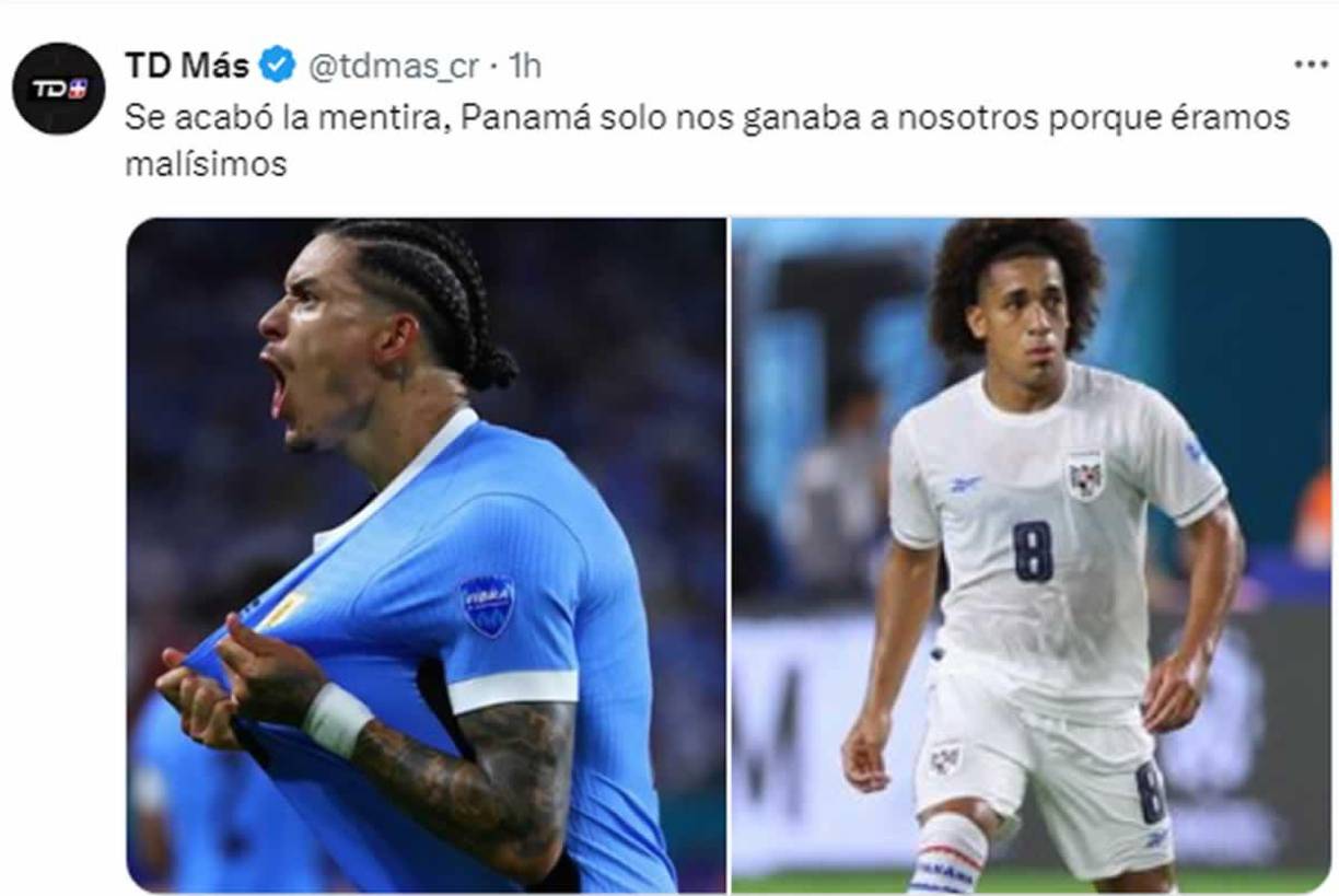 TD Más de Costa Rica - “Se acabó la mentira, Panamá solo nos ganaba a nosotros porque éramos malísimos”.