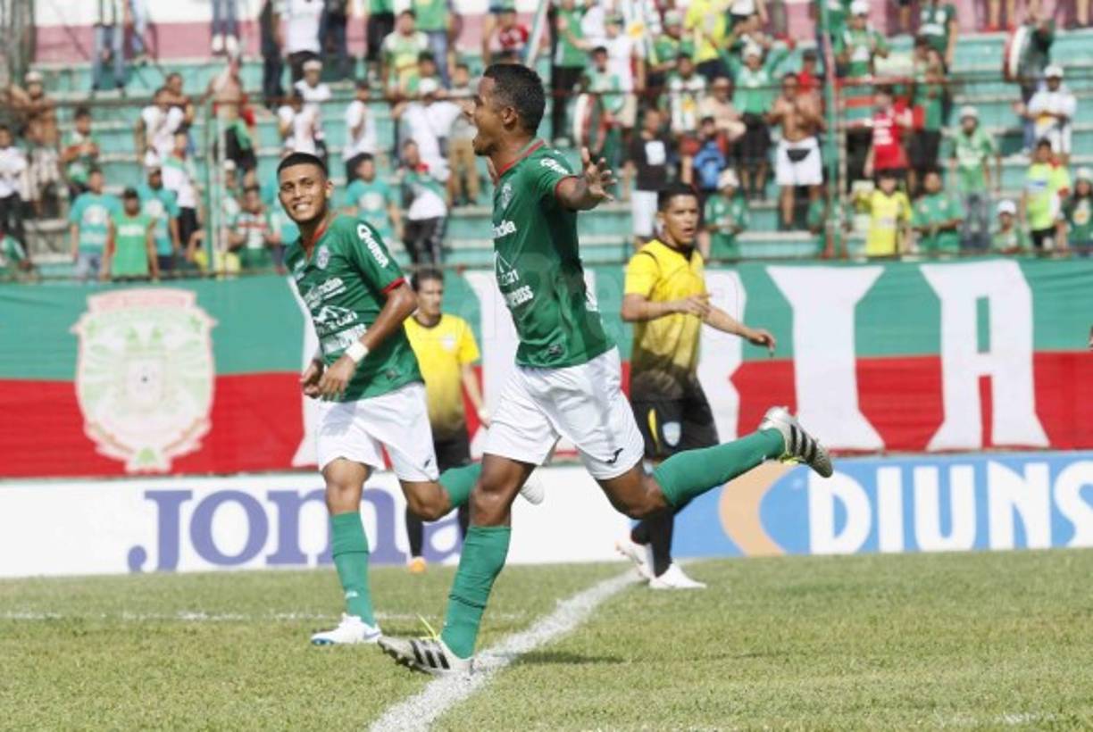 Samuel Córdova del Marathón se encargó de abrir el marcador apenas al minuto 6.