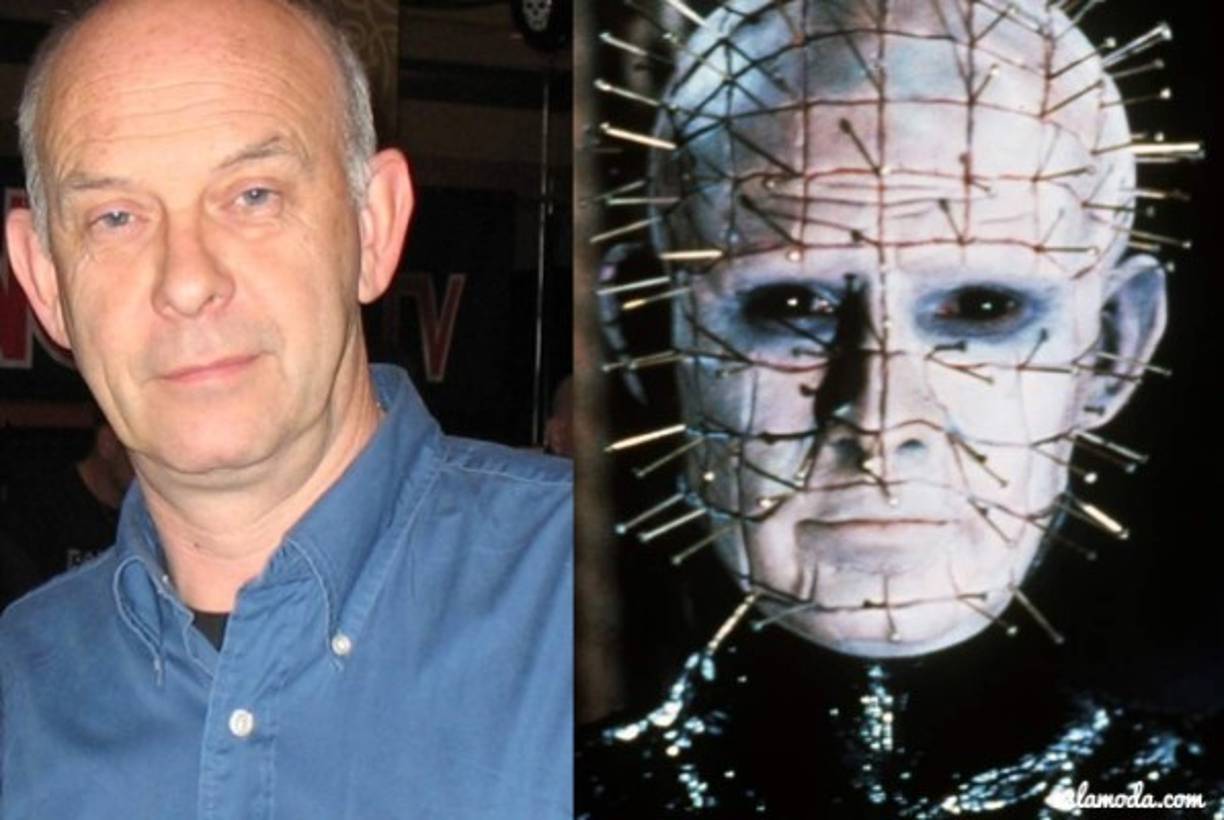 Douglas Bradley – Hellraiser ► Es más conocido por interpretar el papel del cenobita 'Pinhead' en las ocho primeras películas de la serie Hellraiser, así como a su alter ego, el capitán Elliot Spencer en Hellbound: Hellraiser II (1988) y Hellraiser III: Hell on Earth (1992). Es uno de los dos únicos actores que han interpretado el mismo personaje de terror ocho veces consecutivas junto a Robert Englund, quien interpretó a Freddy Krueger.