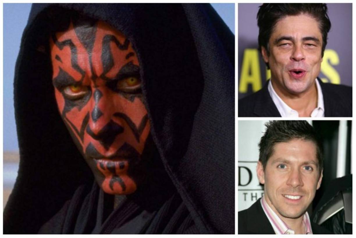 Benicio del Toro fue originalmente elegido para interpretar a Darth Maul en 'La Amenaza Fantasma'. Sin embargo, decidió abandonar el proyecto luego de que George Lucas optara por eliminar gran parte del parlamento del personaje. Al final, dice tres líneas en toda la película. El actor Ray Park terminó interpretando al personaje.