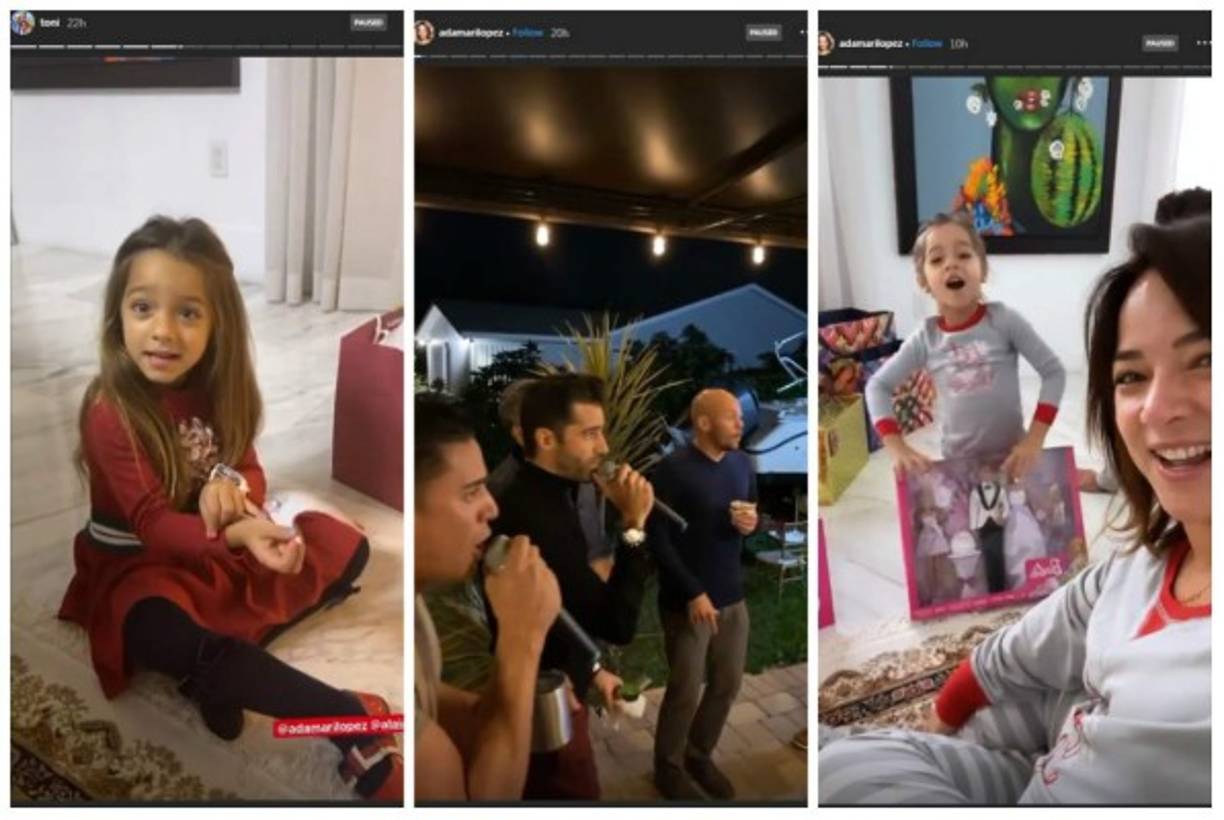 Adamari López<br/><br/>La conductora de Telemundo celebró a lo grande junto a su marido Toni Costa y su hija Alaïa Costa.