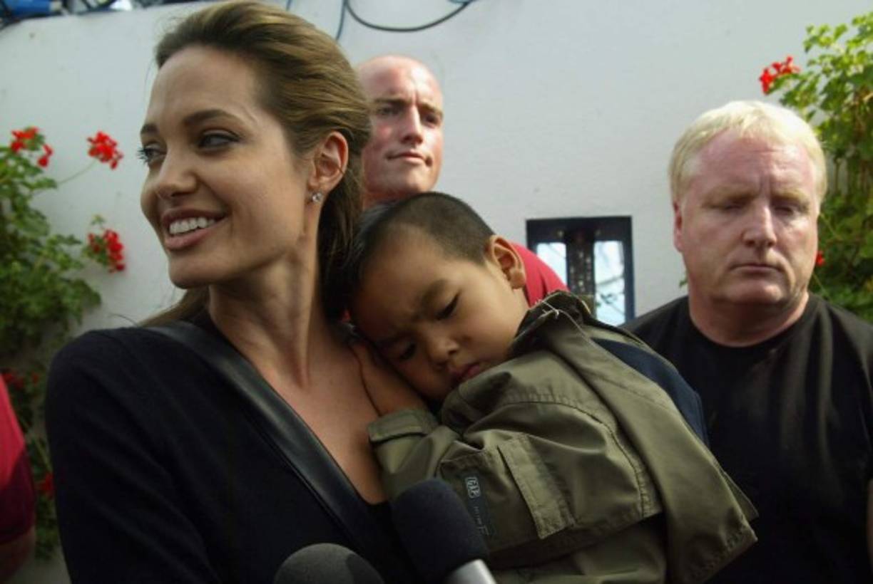 Pero Angelina Jolie siempre fue tan fuerte para enfrentarlos al lado de todos sus hijos.