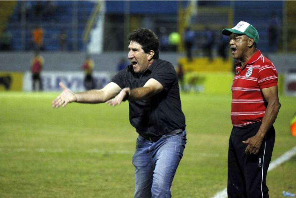 Héctor Vargas vivió de manera intensa el partido frente al Real España.