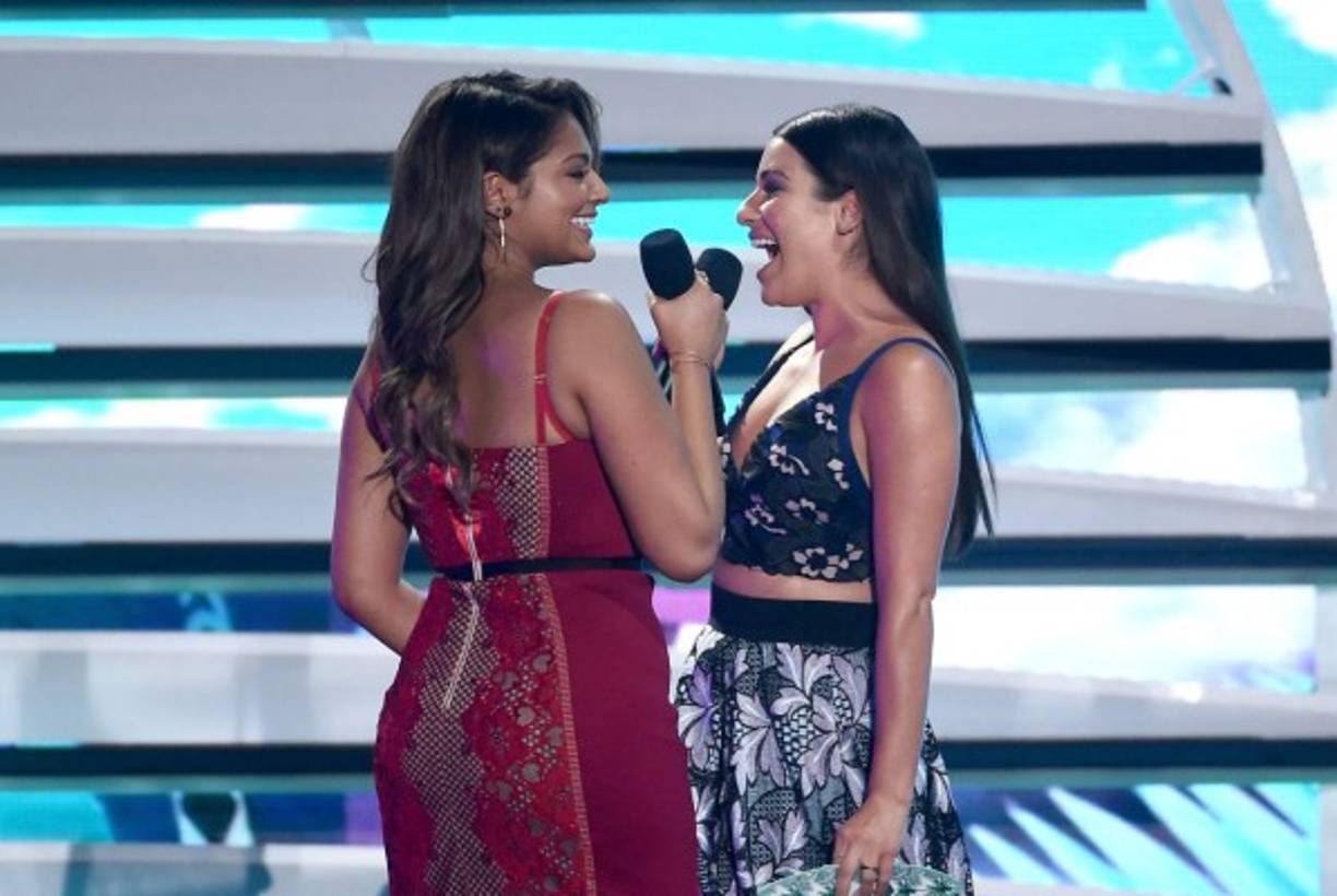 La estrella de internet Bethany Mota y la actriz Lea Michele.
