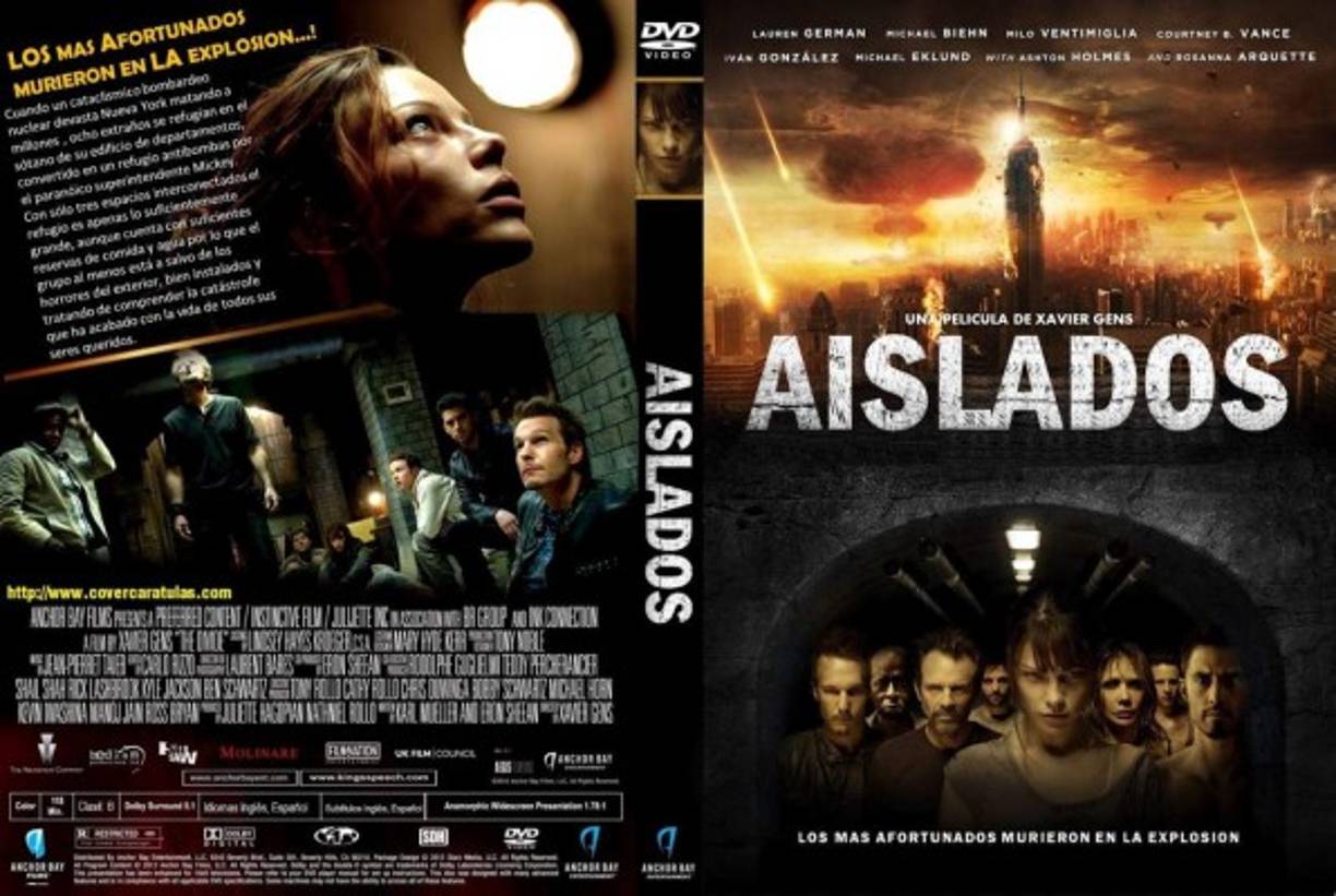 Aislados (The Divide)<br/>Thriller post-apocalíptico que empieza con una pandemia y una caótica carrera hacia el sótano de un edificio de apartamentos en Nueva York justo antes de que afuera la ciudad se vea diezmada. Cuando una explosión catastrófica arrasa Nuevo York, ocho personas extrañas entre sí se guarecen en el sótano de un edificio, un refugio nuclear diseñado por el paranoico encargado Mickey. El lugar apenas tiene espacio, con 3 habitaciones conectadas, pero tiene reservas de alimentos y agua, y al menos el grupo está a salvo de los horrores del exterior.