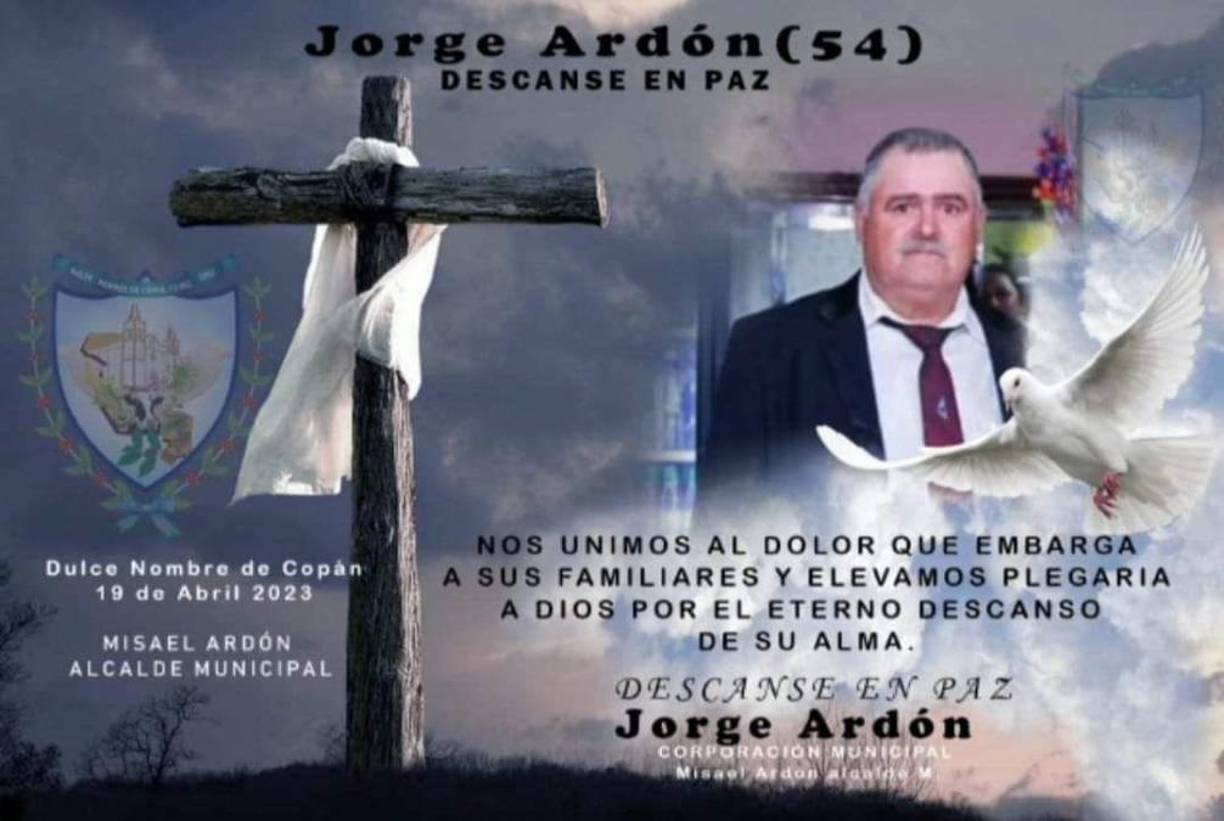 Jorge Ardón de 54 años.