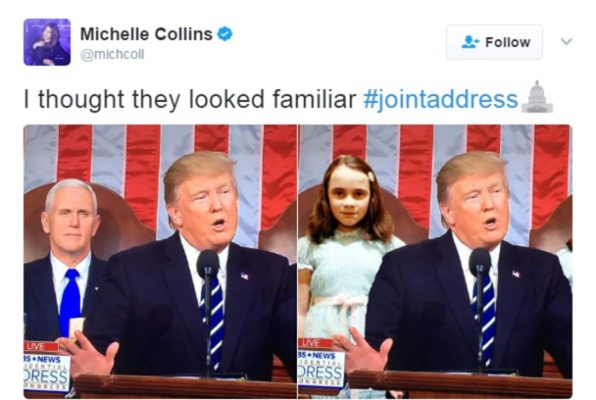 El vicepresidente Mike Pence tampoco escapó a las burlas.