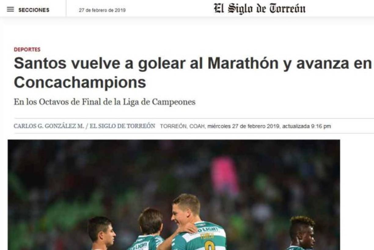 El Siglo de Torreón de México.