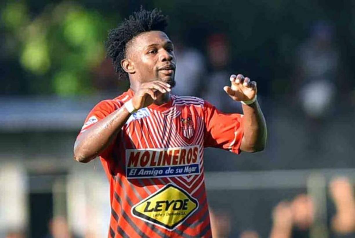 Marlon Ramirez 'Machuca' jugador del Juticalpa de la Liga Nacional de Honduras a marcado muchos goles en esta temporada 2016-2017.