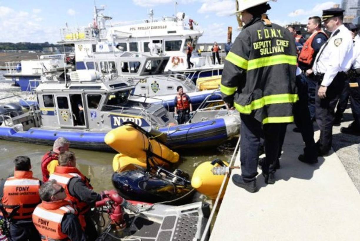La aeronave pertenece a la compañía Blade Helicopters, conocida como el 'Uber' de los helicópteros en Nueva York.