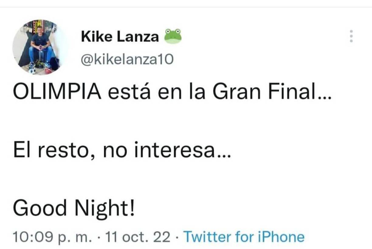 El periodista Kike Lanza lanzó este mensaje tras el final del juego.