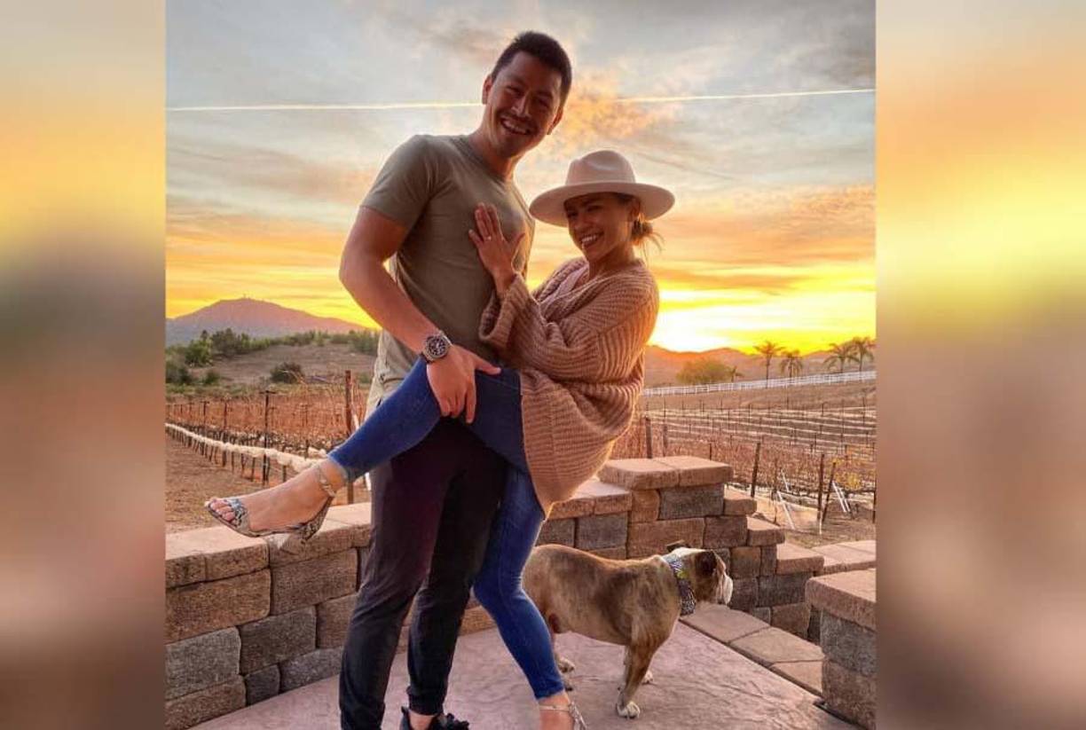 Roger Espinoza y Lo’eau LaBonta fueron novios por muchos años y ahora son esposos. 