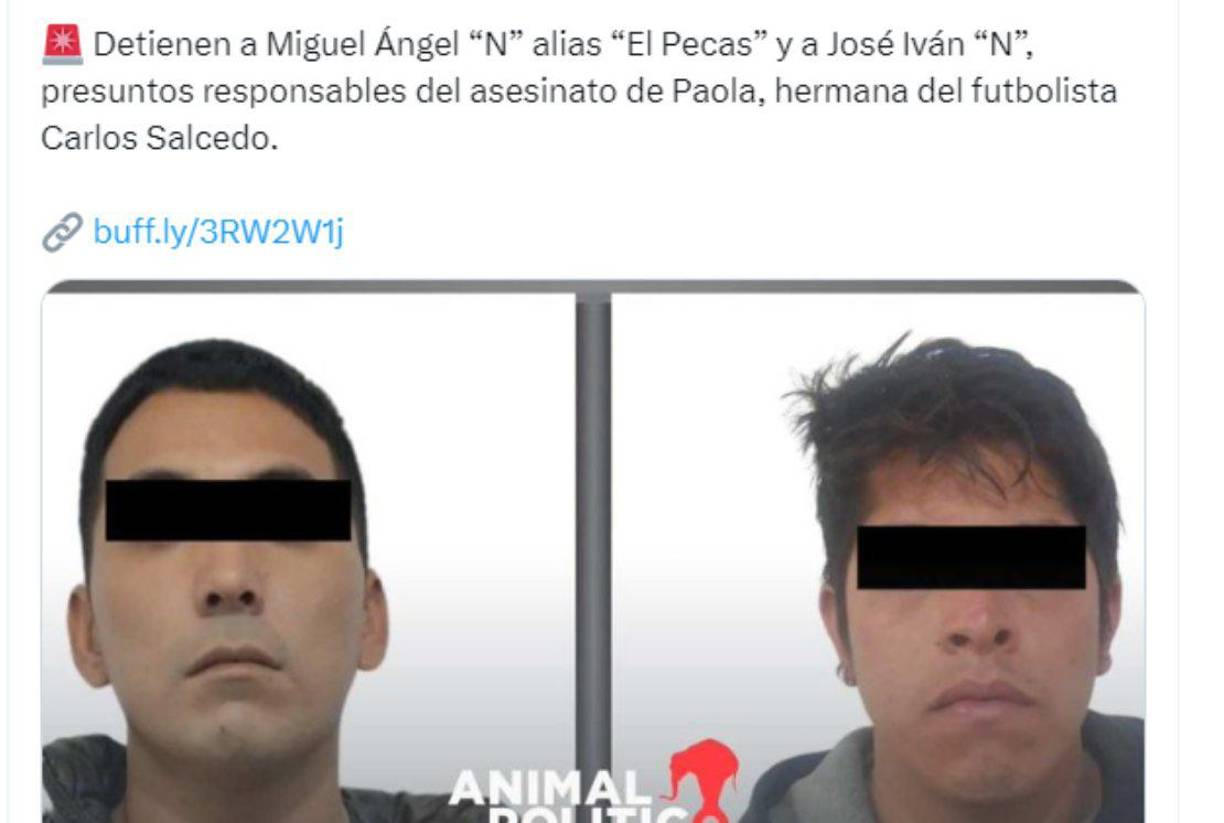  Los supuestos responsables de arrebatarle la vida a la joven de 29 años de edad fueron aprehendidos por agentes de la Fiscalía General de Justicia (FGJ) del Estado de México.