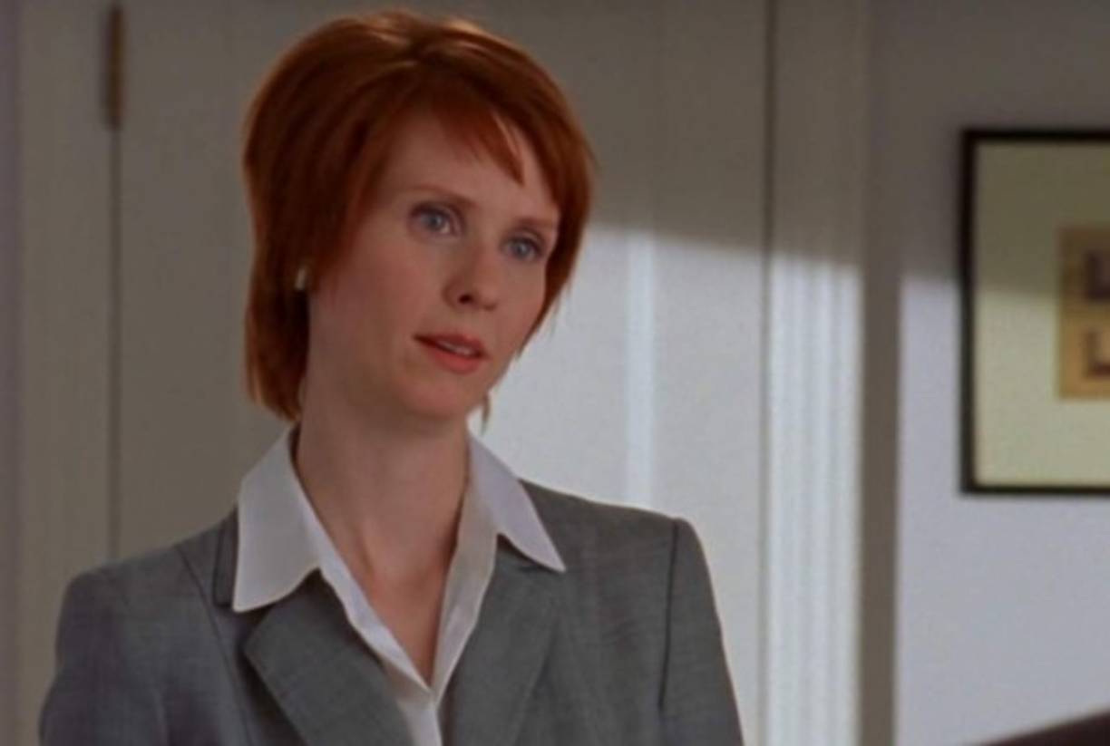Cynthia Nixon dio vida a Miranda Hobbes, la mejor amiga de Sarah Jessica Parker en la serie. En el show hacía el papel de una exitosa abogada, que no creía en el amor.