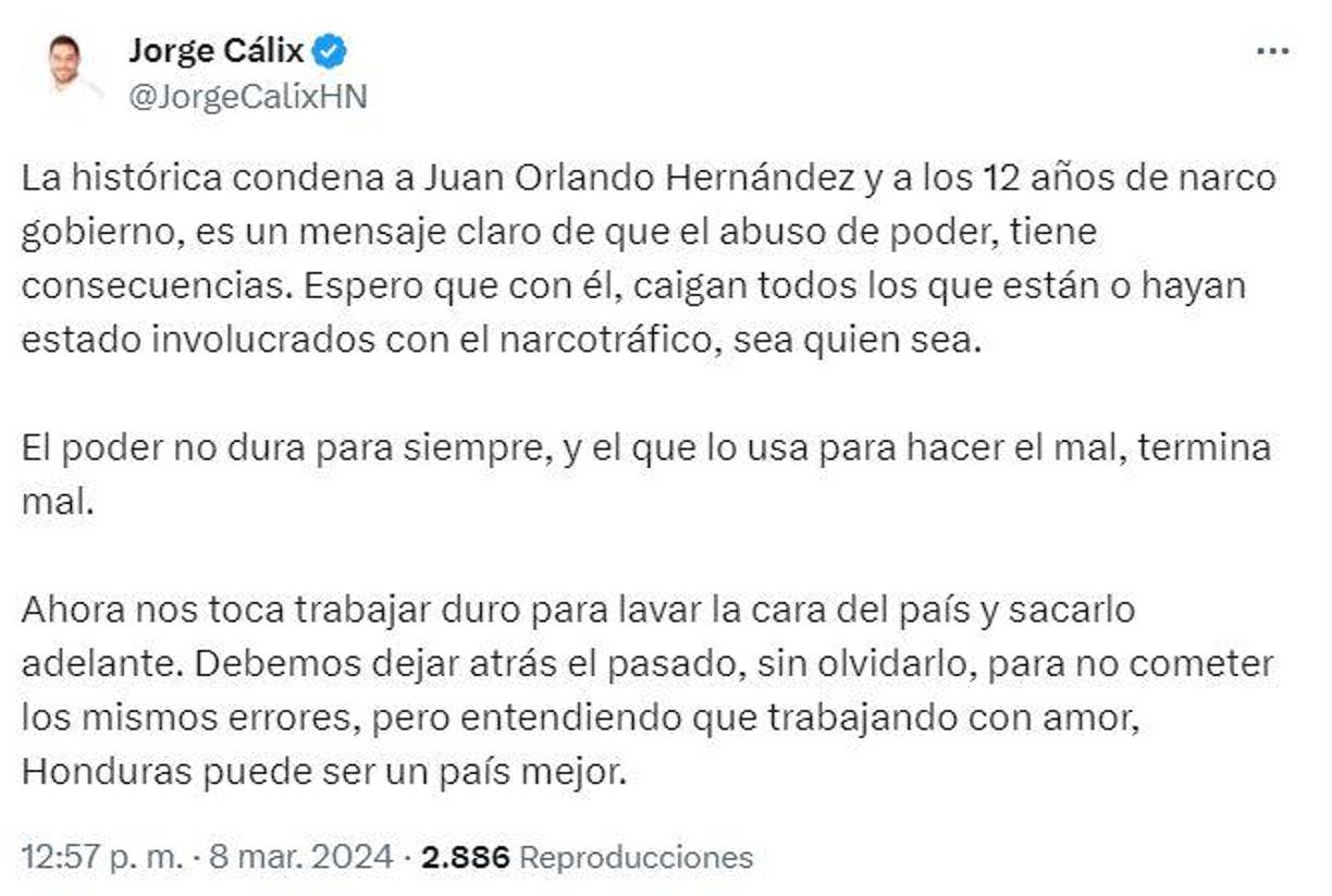 Jorge Cálix, diputado del Partido Libre. 