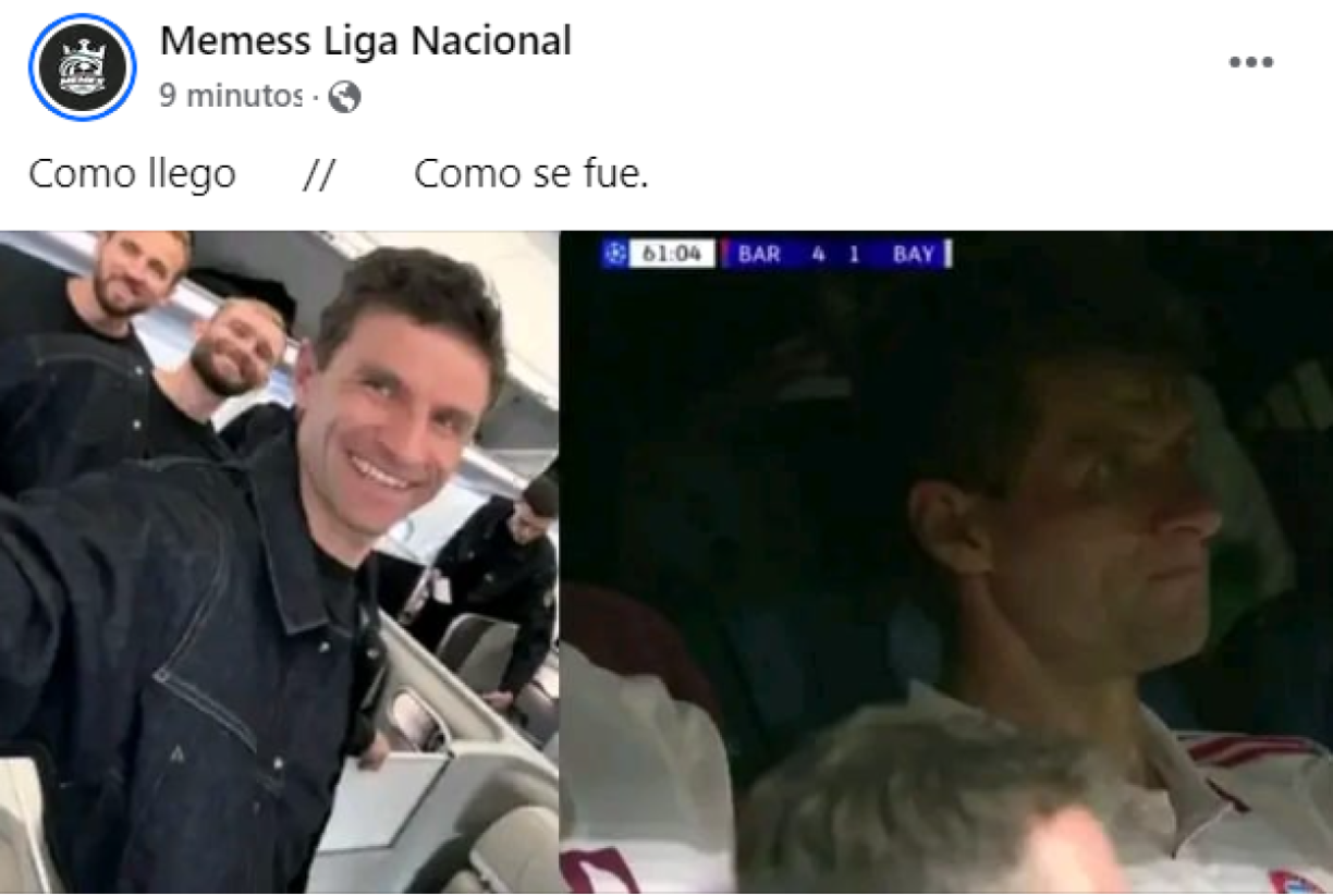 Burlas al Real Madrid: Los memes que dejó la goleada del Barcelona al Bayern en Champions